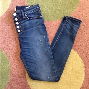 Hudson high rise super skinny denim size 29